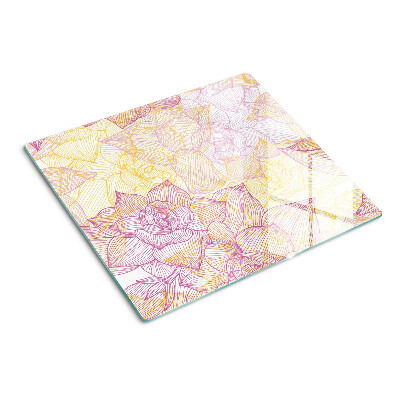 Tabla para cortar Estampado floral en colores pastel