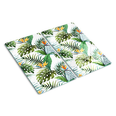 Tabla para cortar Hojas y flores tropicales