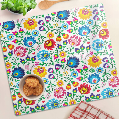 Tabla para cortar Patrón floral popular