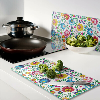 Tabla para cortar Patrón floral popular