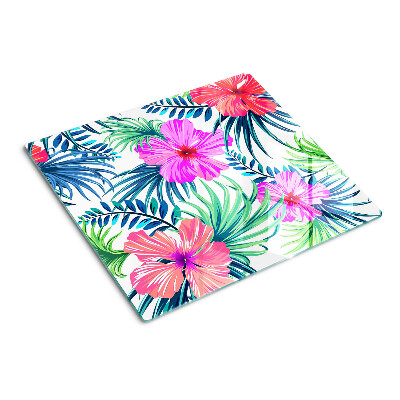 Tabla para cortar Motivo floral tropical