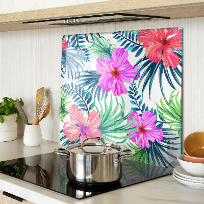 Tabla para cortar Motivo floral tropical
