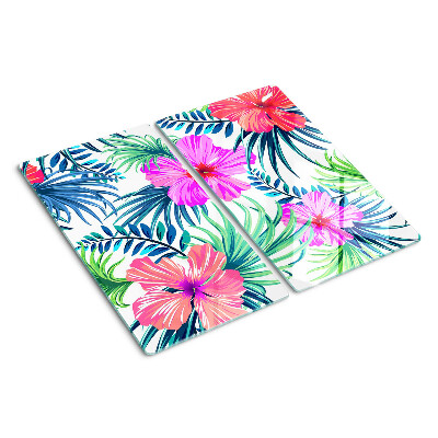 Tabla para cortar Motivo floral tropical