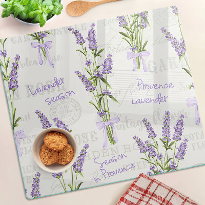 Tabla para cortar Letras provenzales y lavanda