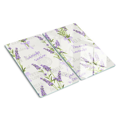Tabla para cortar Letras provenzales y lavanda