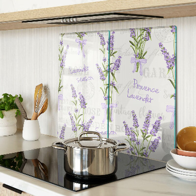 Tabla para cortar Letras provenzales y lavanda