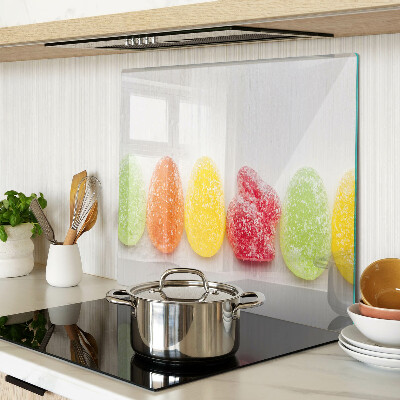 Tabla de cortar de cristal Dulces en colores del arco iris