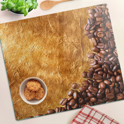 Tabla para cortar Patrón de café y cuero