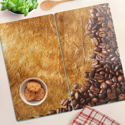 Tabla para cortar Patrón de café y cuero