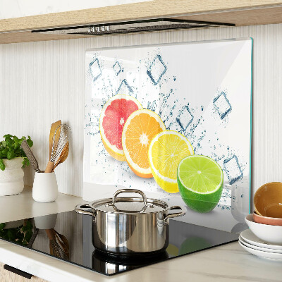 Tabla para cortar Frutas cítricas en rodajas de colores