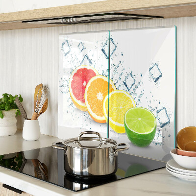 Tabla para cortar Frutas cítricas en rodajas de colores