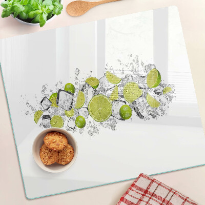 Tabla para cortar Limones y hielo