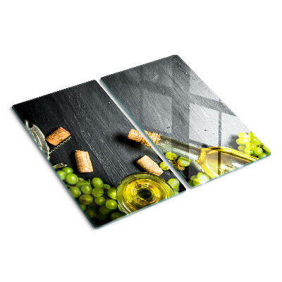 Tabla de cortar de cristal Vino y uvas