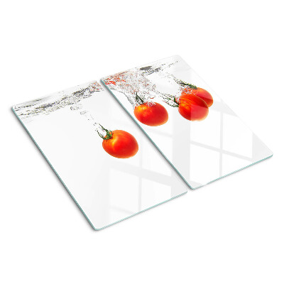 Tabla para cortar Tomates en agua