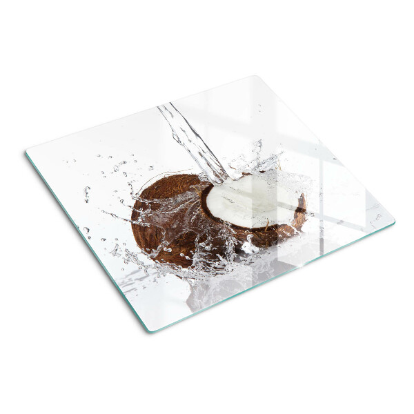 Tabla para cortar Coco con agua y spray