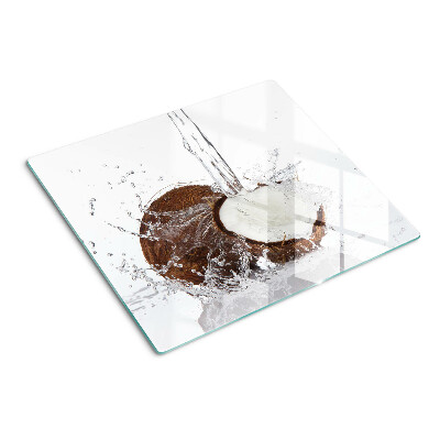 Tabla para cortar Coco con agua y spray