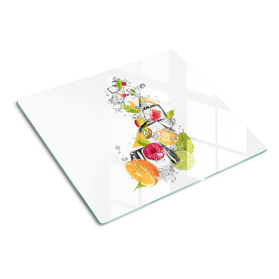 Tabla para cortar Fruta en agua