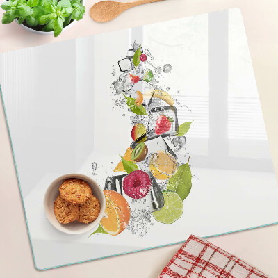 Tabla para cortar Fruta en agua