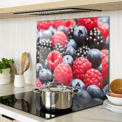 Tabla de cortar de cristal Frutos del bosque