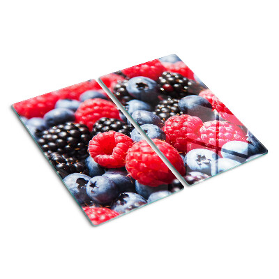 Tabla de cortar de cristal Frutos del bosque