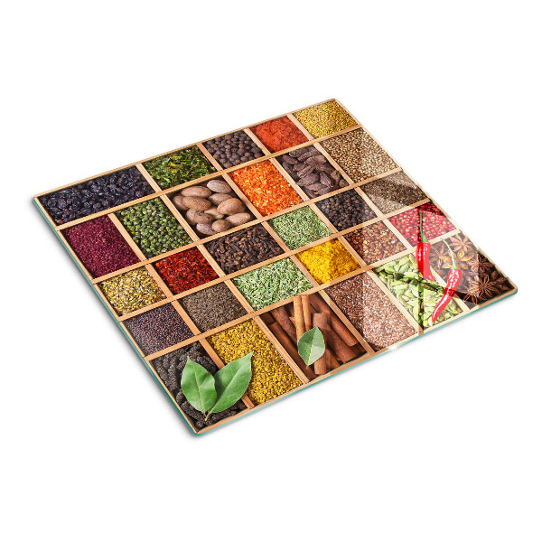 Tabla para cortar Especias en frascos