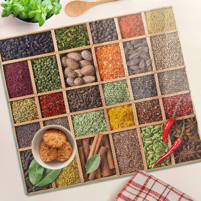Tabla para cortar Especias en frascos