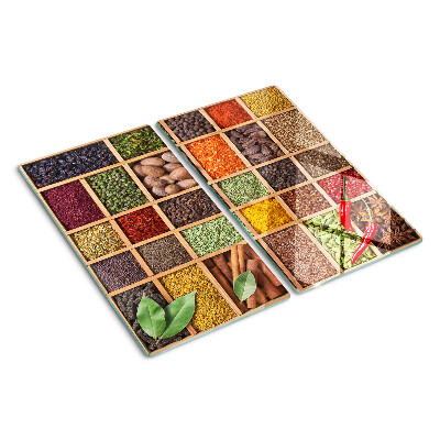 Tabla para cortar Especias en frascos