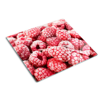 Tabla de cortar de cristal Frambuesas en una edición fresca
