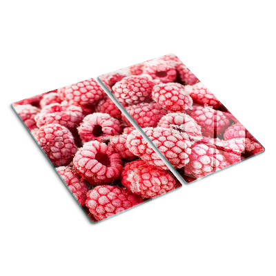 Tabla de cortar de cristal Frambuesas en una edición fresca