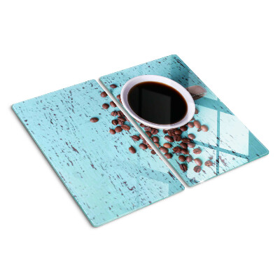 Tabla para cortar Café y granos de café