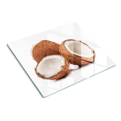 Tabla de cortar de cristal Moscas del coco