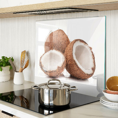 Tabla de cortar de cristal Moscas del coco