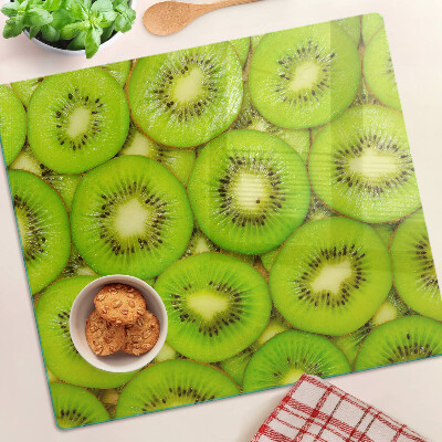 Tabla para cortar rodajas de kiwi