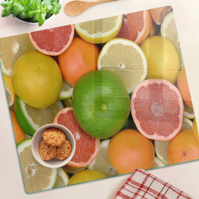 Tabla para cortar Frutas cítricas en colores