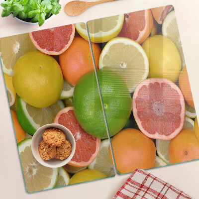 Tabla para cortar Frutas cítricas en colores