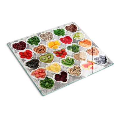 Tabla para cortar Frutas y verduras en corazones