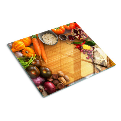 Tabla para cortar Tema de frutas y verduras