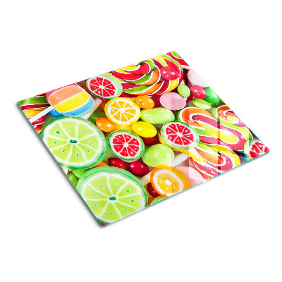 Tabla para cortar Dulces caramelos y frutas