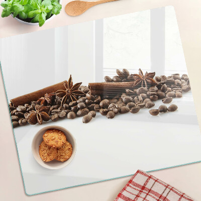 Tabla de cortar de cristal Café y especias