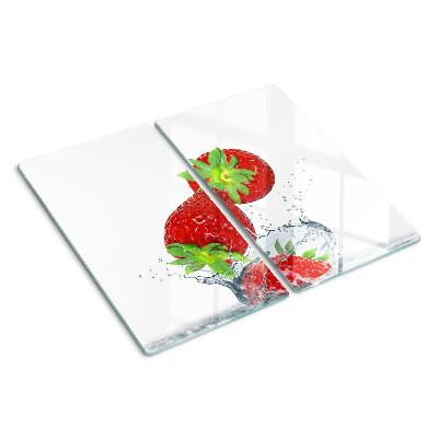 Tabla para cortar Fresas en agua