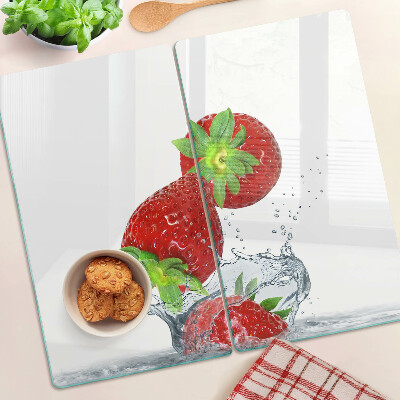 Tabla para cortar Fresas en agua