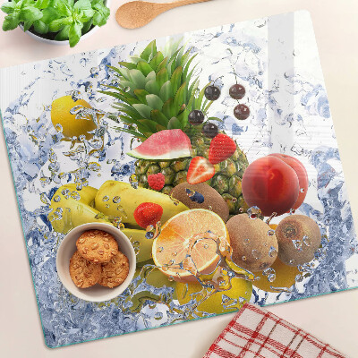 Tabla para cortar Fruta en agua