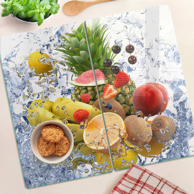 Tabla para cortar Fruta en agua