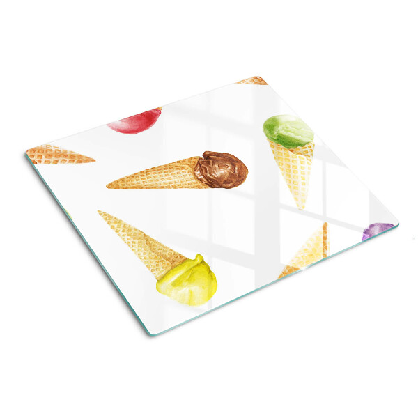 Tabla para cortar Helado en cono de waffle