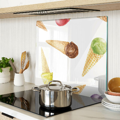 Tabla para cortar Helado en cono de waffle