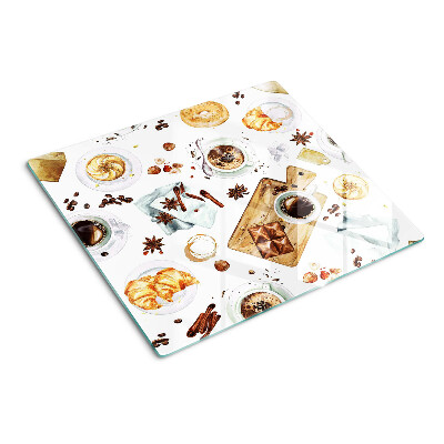 Tabla para cortar Delicias de café y productos horneados