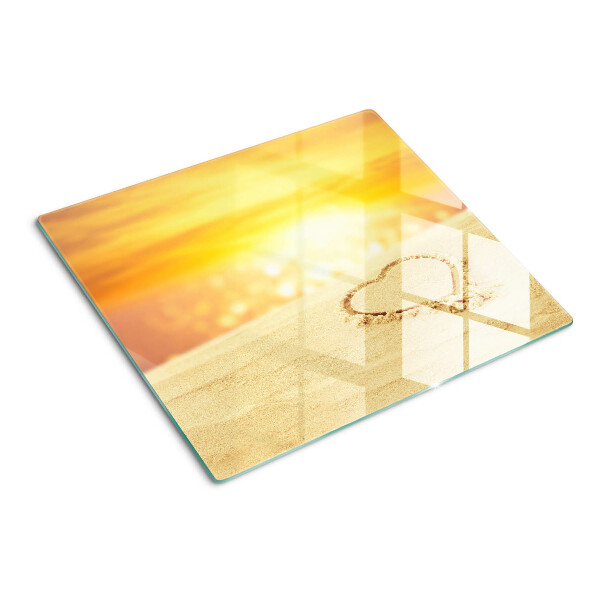 Tabla para cortar Playa al atardecer