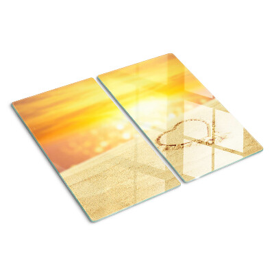 Tabla para cortar Playa al atardecer