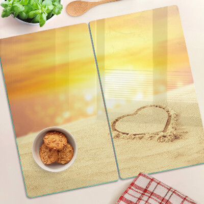 Tabla para cortar Playa al atardecer