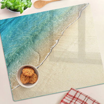 Tabla para cortar Olas de playa y mar